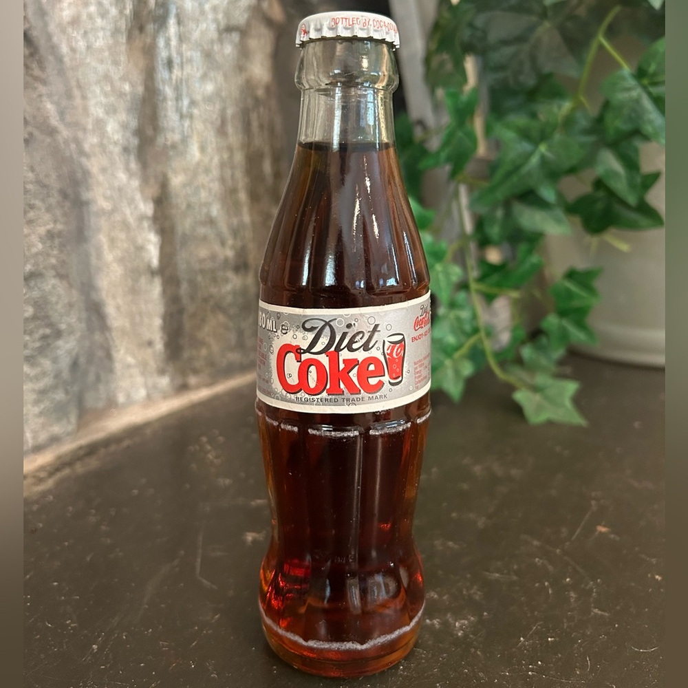 Diet Coke glass bottle